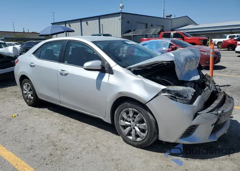 2016 Toyota Corolla L из США, поврежденный, VIN 2T1BURHE8GC688718